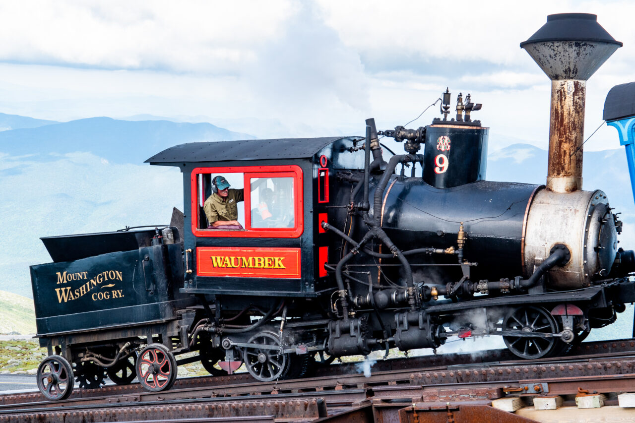 The Mountain Washington Cog Railway Steam Locomotive.