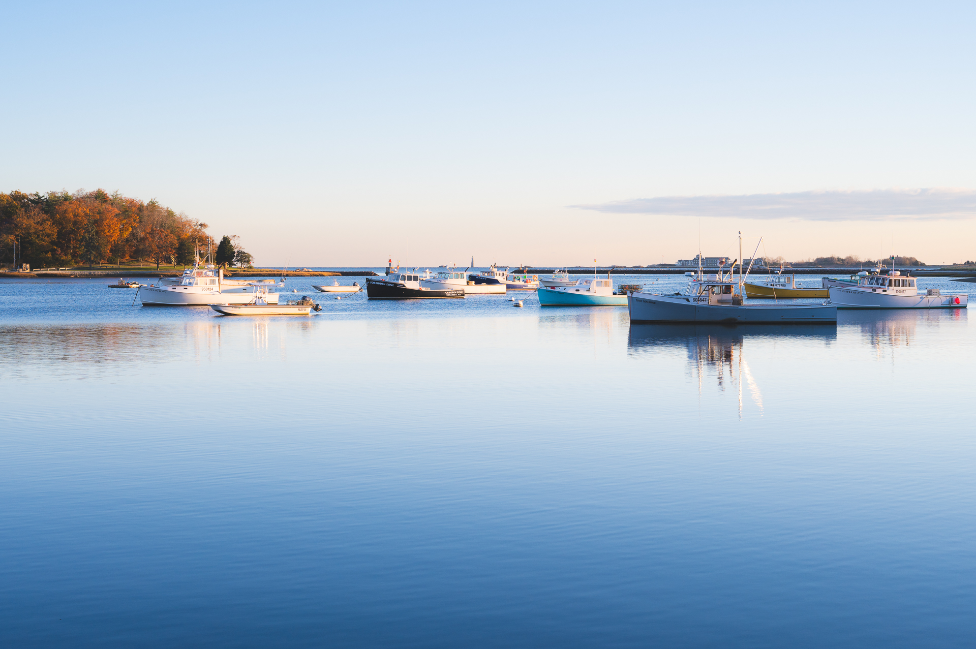 Boats at Cohasset Cove