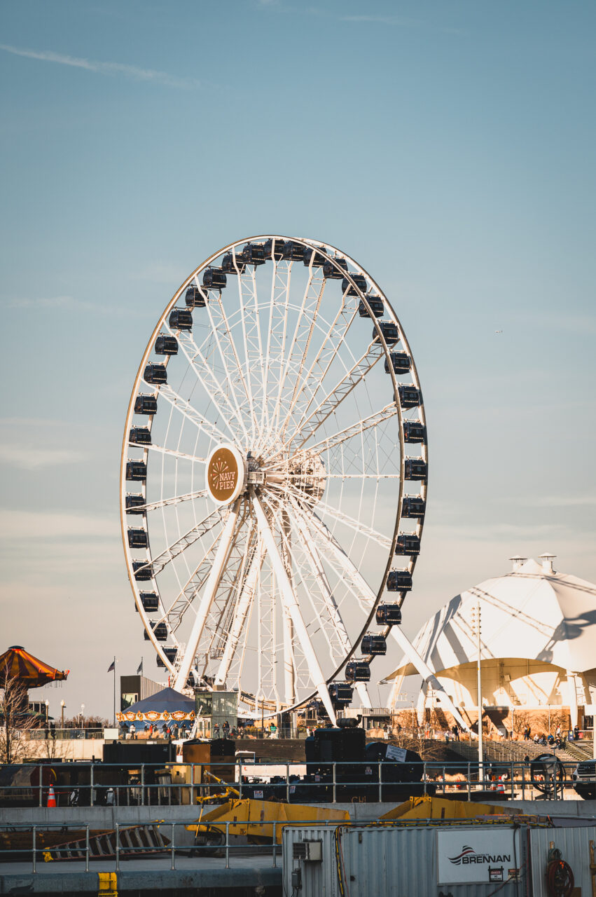The Navy Pier Centennial Wheel.