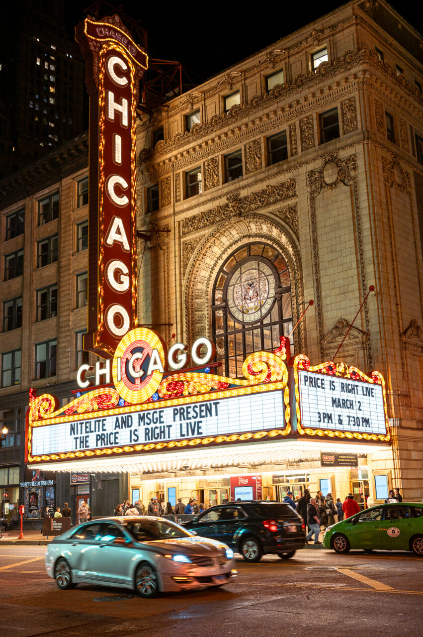 The Chicago theater. 