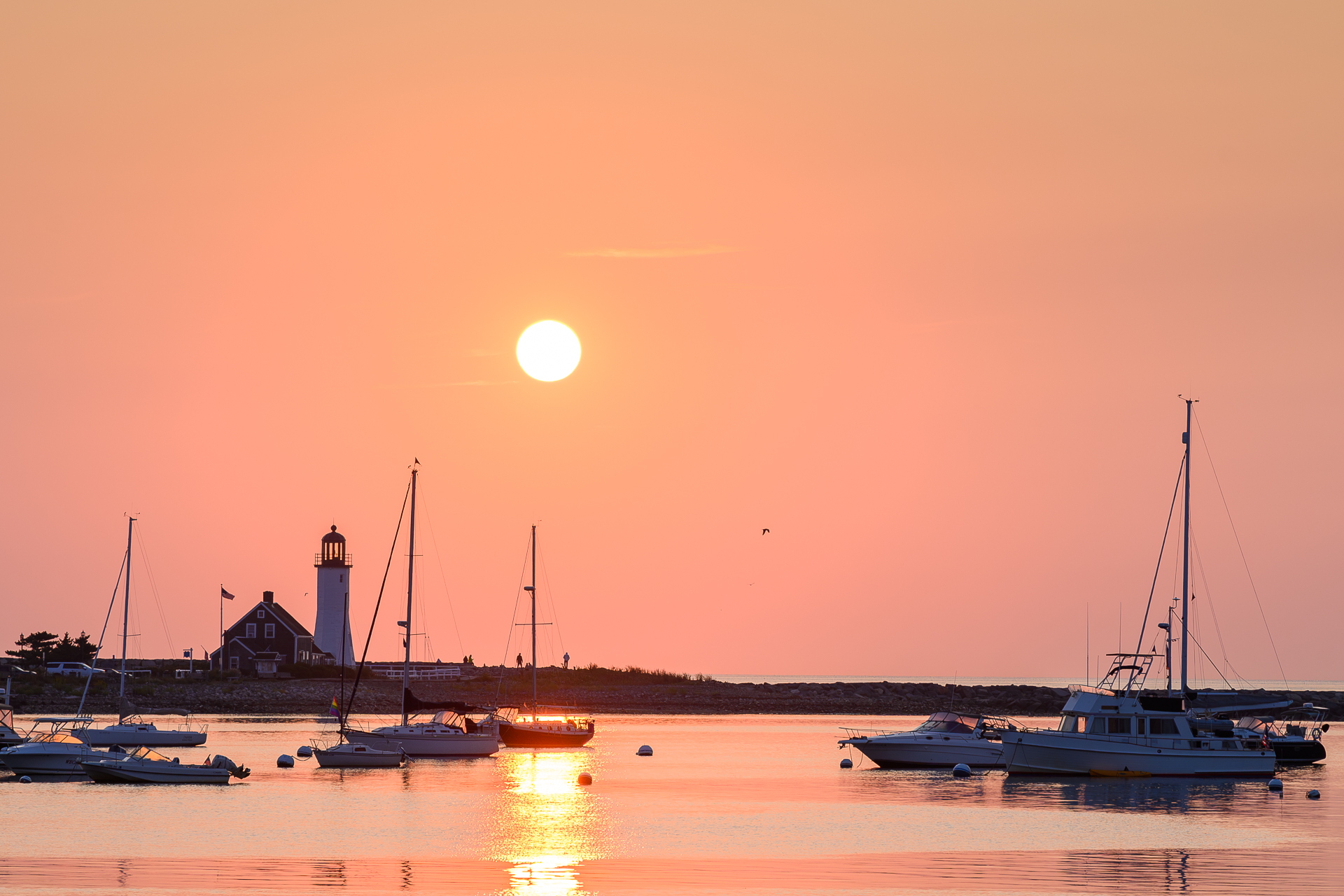 Sunrise at Scituate Lighthouse