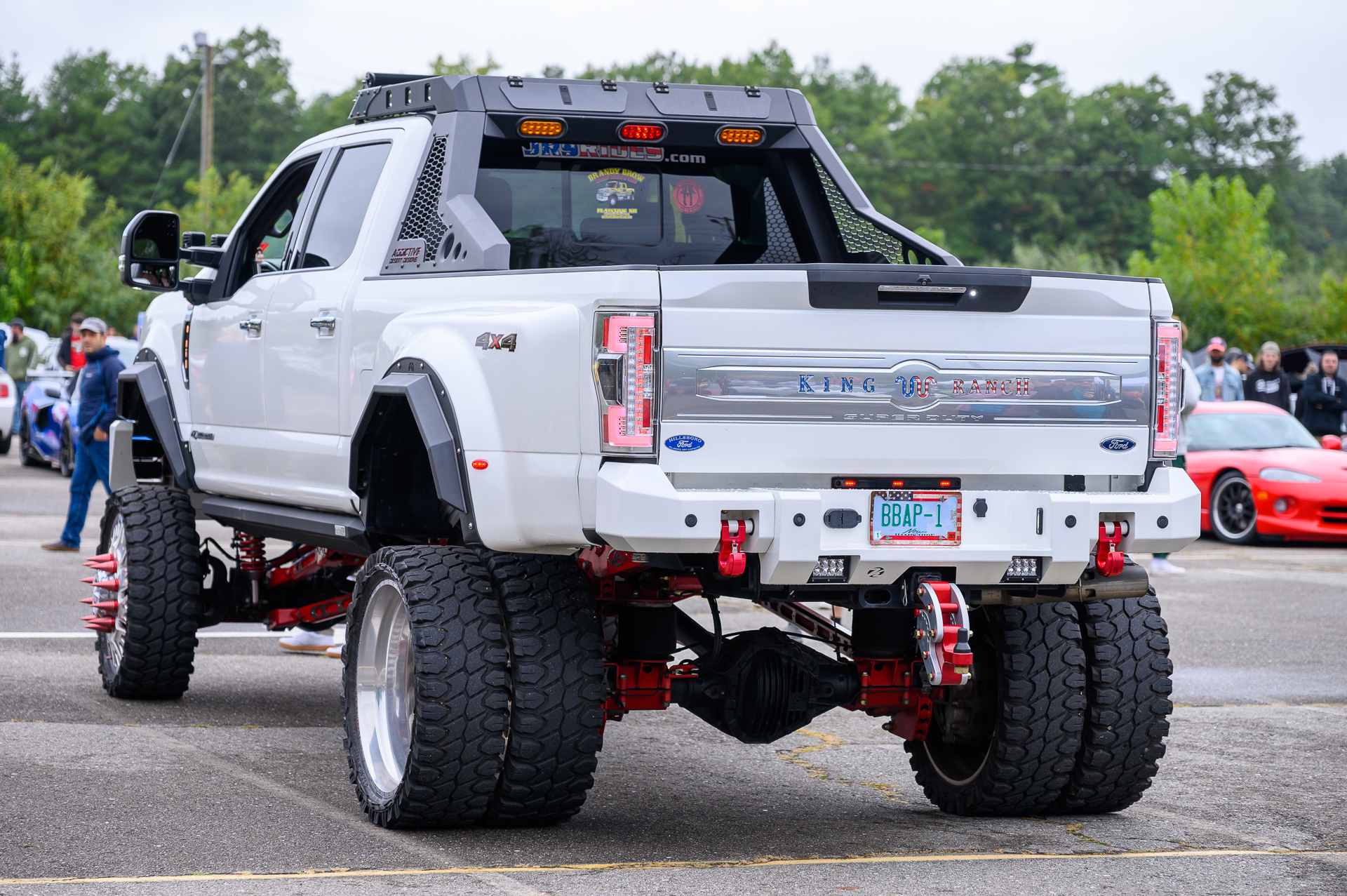 A Ford King Ranch edition at the Boch Exotics Cars and Coffee car show.