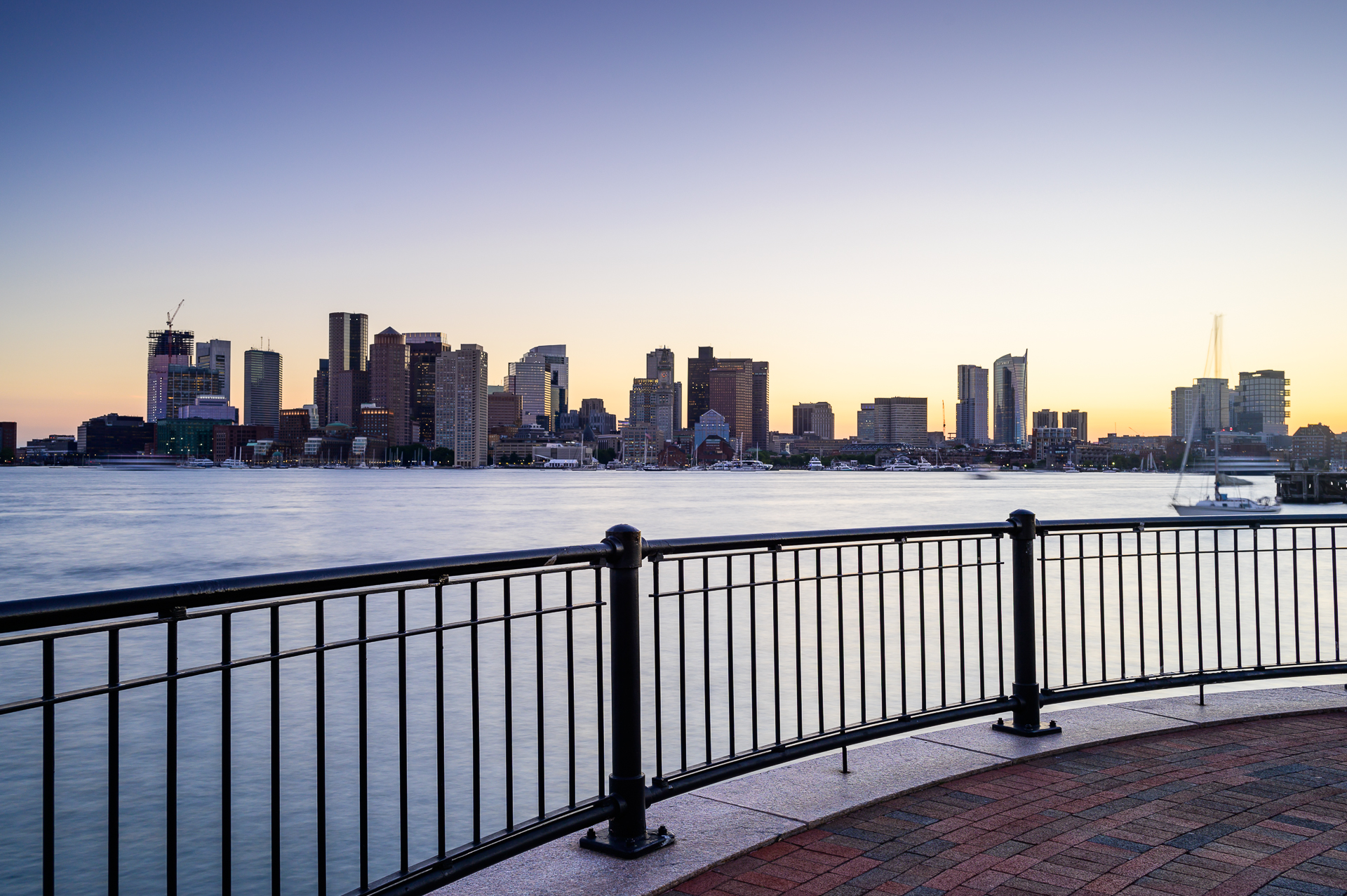 Boston Harbor From Piers Park