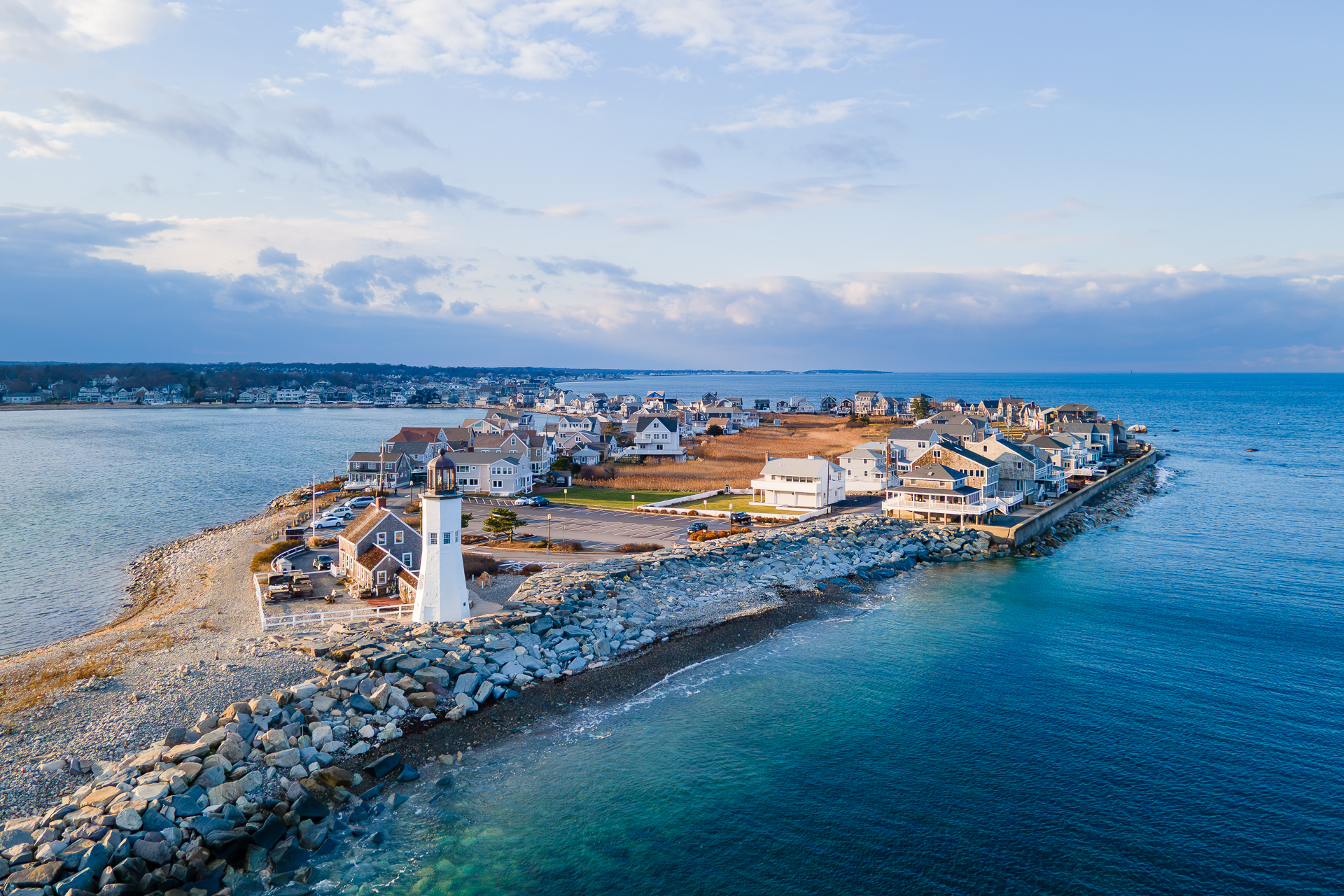 Winter Calm at Scituate Lighthouse