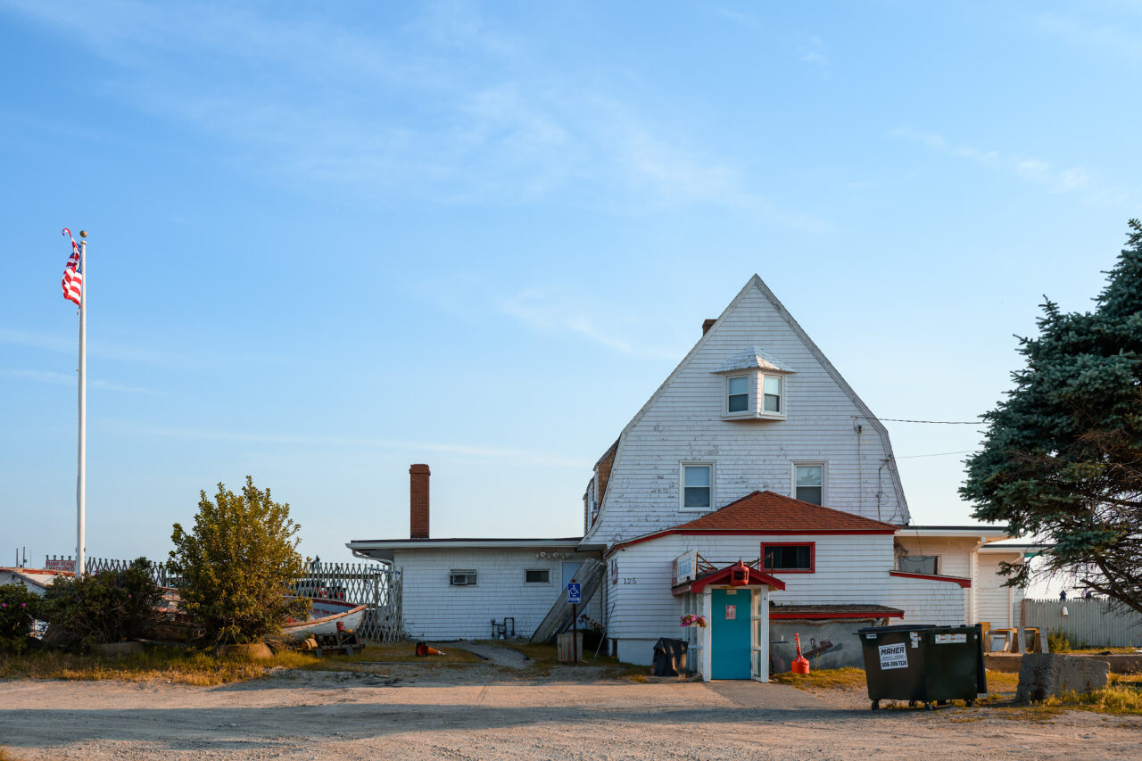 Jo's Nautical Bar during late afternoon hours in Hull, Massachusetts.