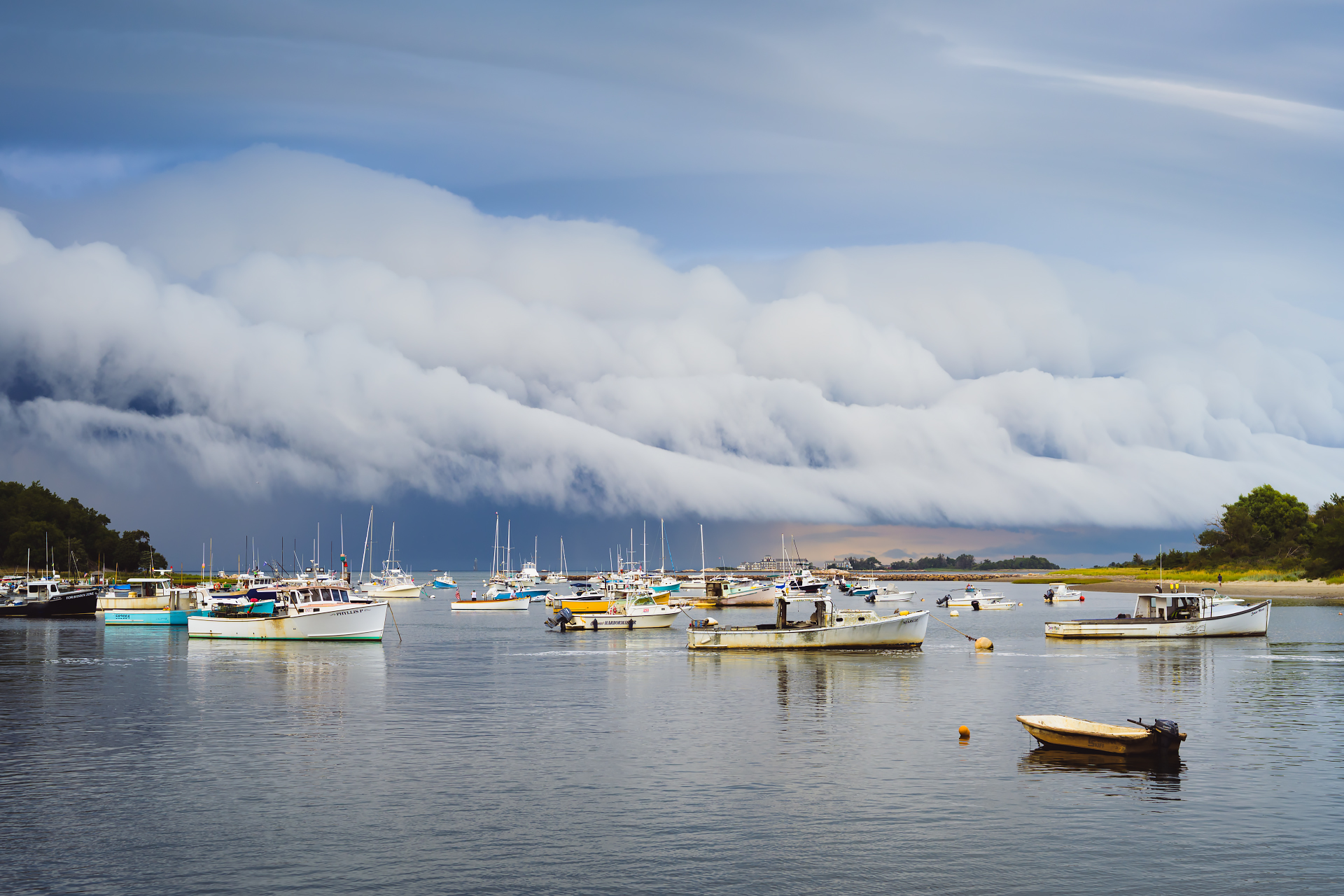 Shelf Cloud Over Cohasset Harbor