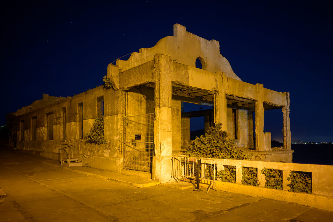 The old Post Exchange and Officer's Club at Alcatraz.