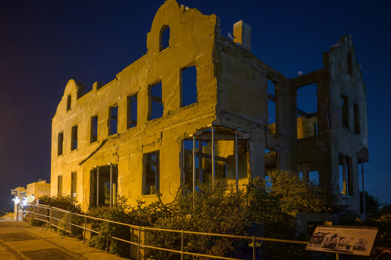 The old Warden's Home at Alcatraz.