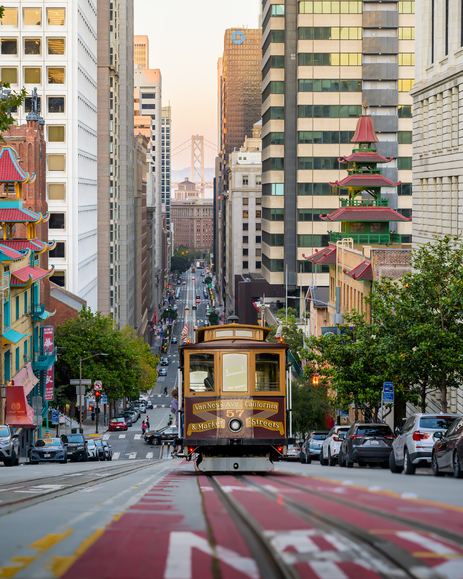 Along the California Street Line