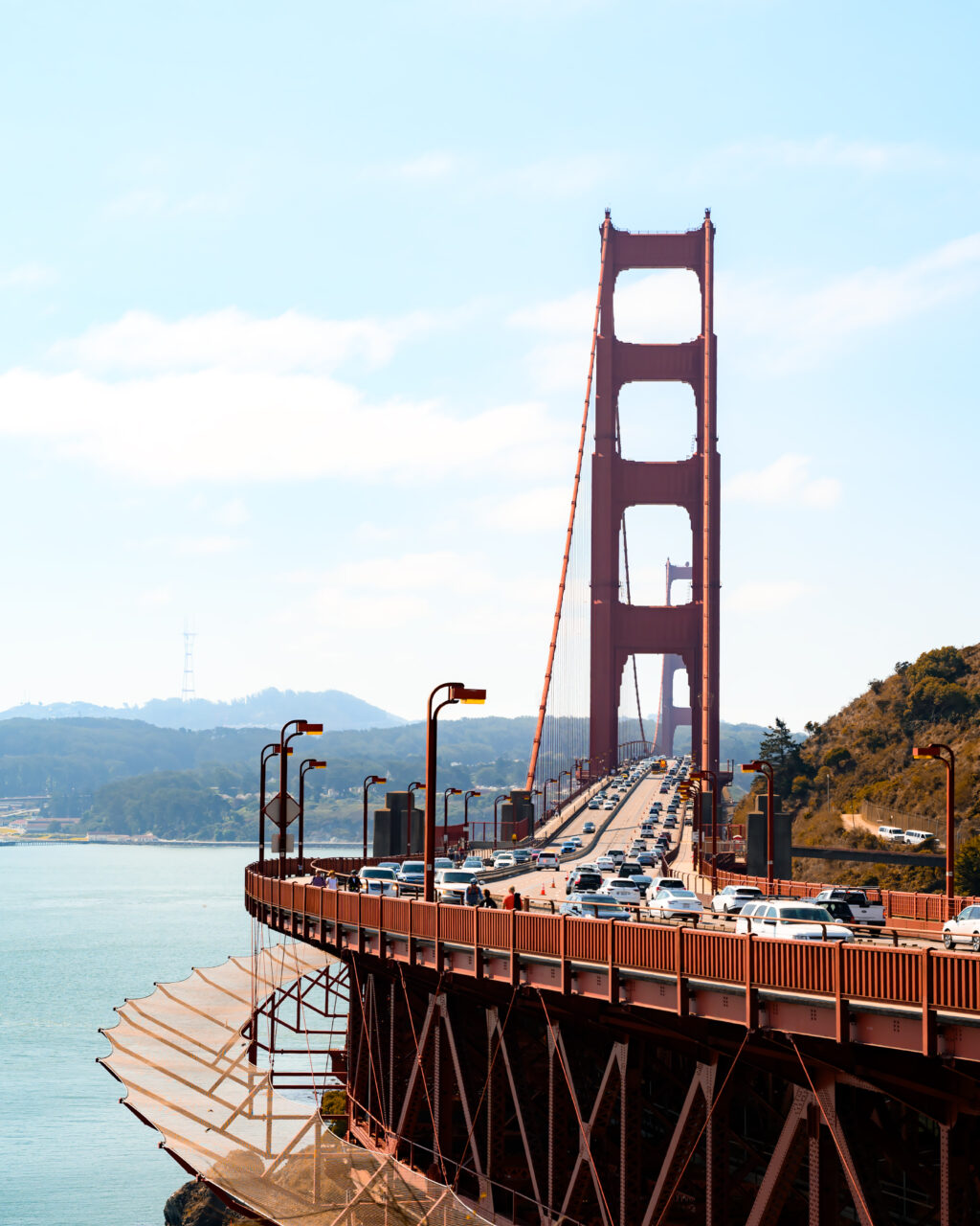 The Golden Gate Bridge as viewed from the North Vista Point.