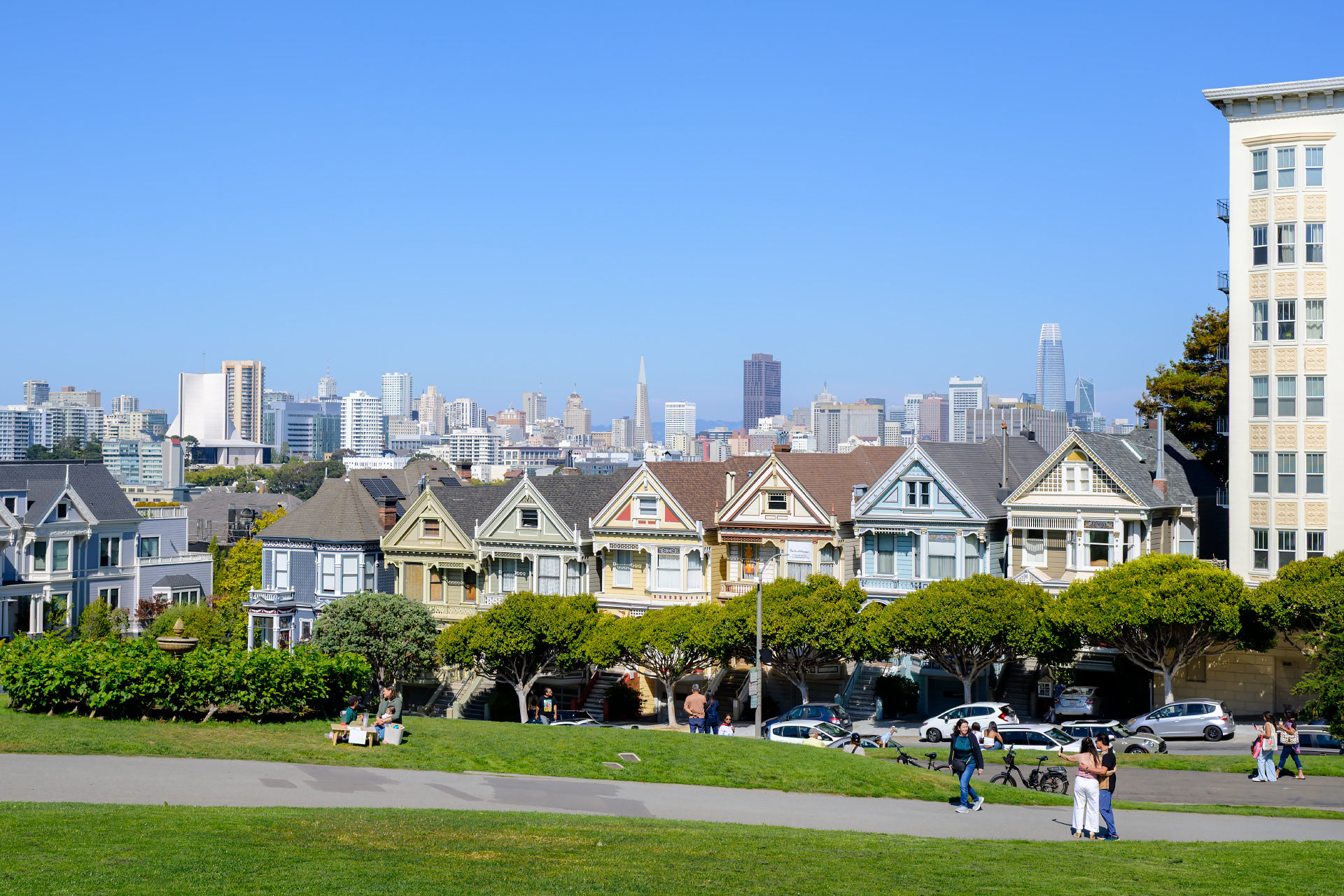 Painted Ladies at Alamo Square