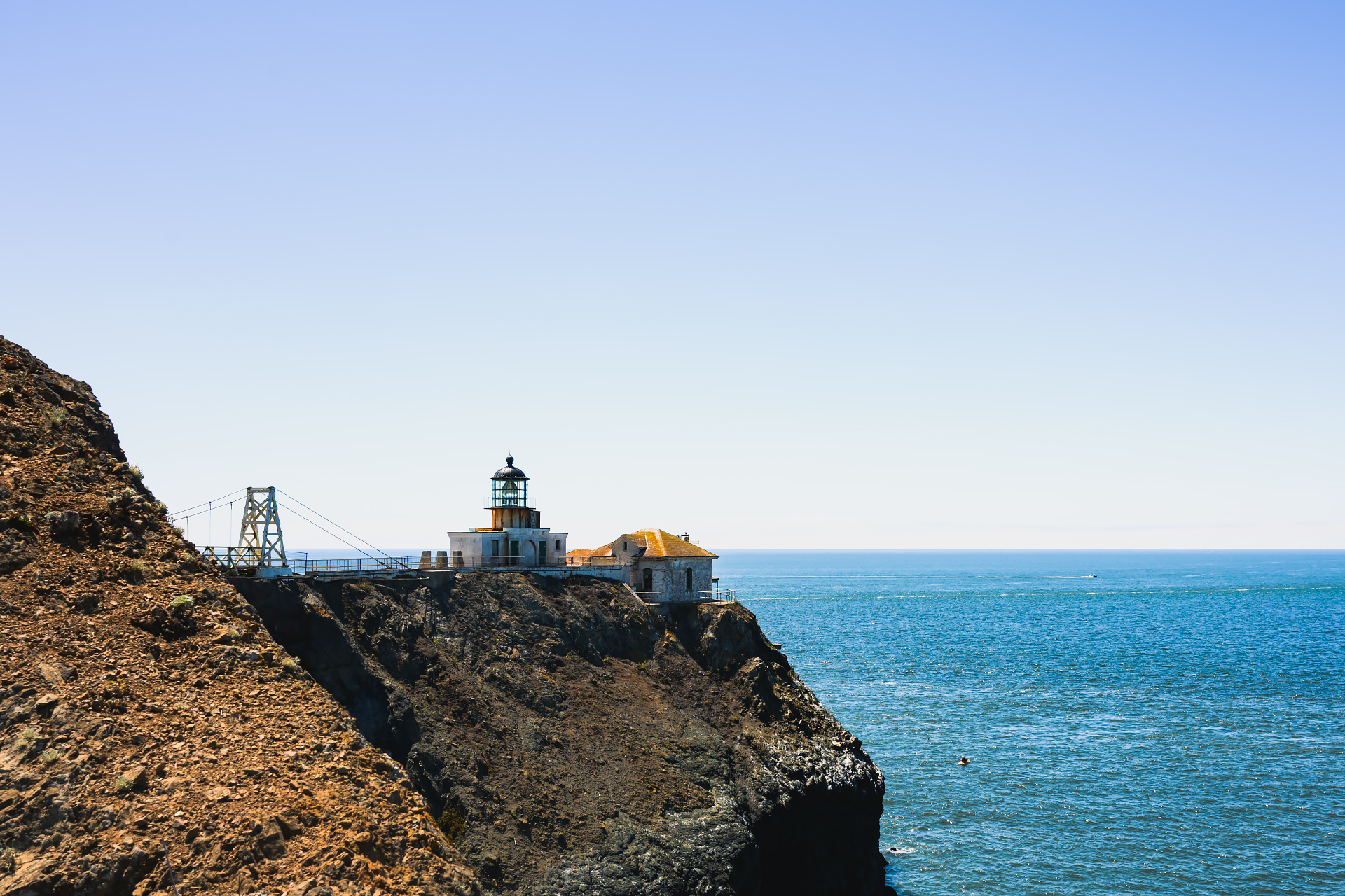 Bright Skies Over Point Bonita Lighthouse