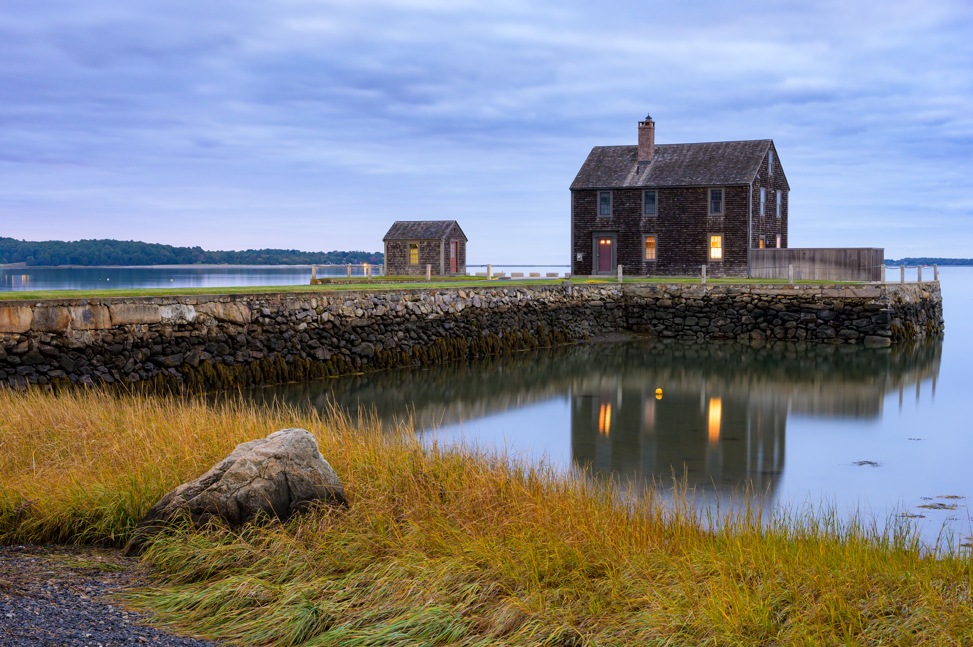 Clouded Morning at Delano’s Wharf