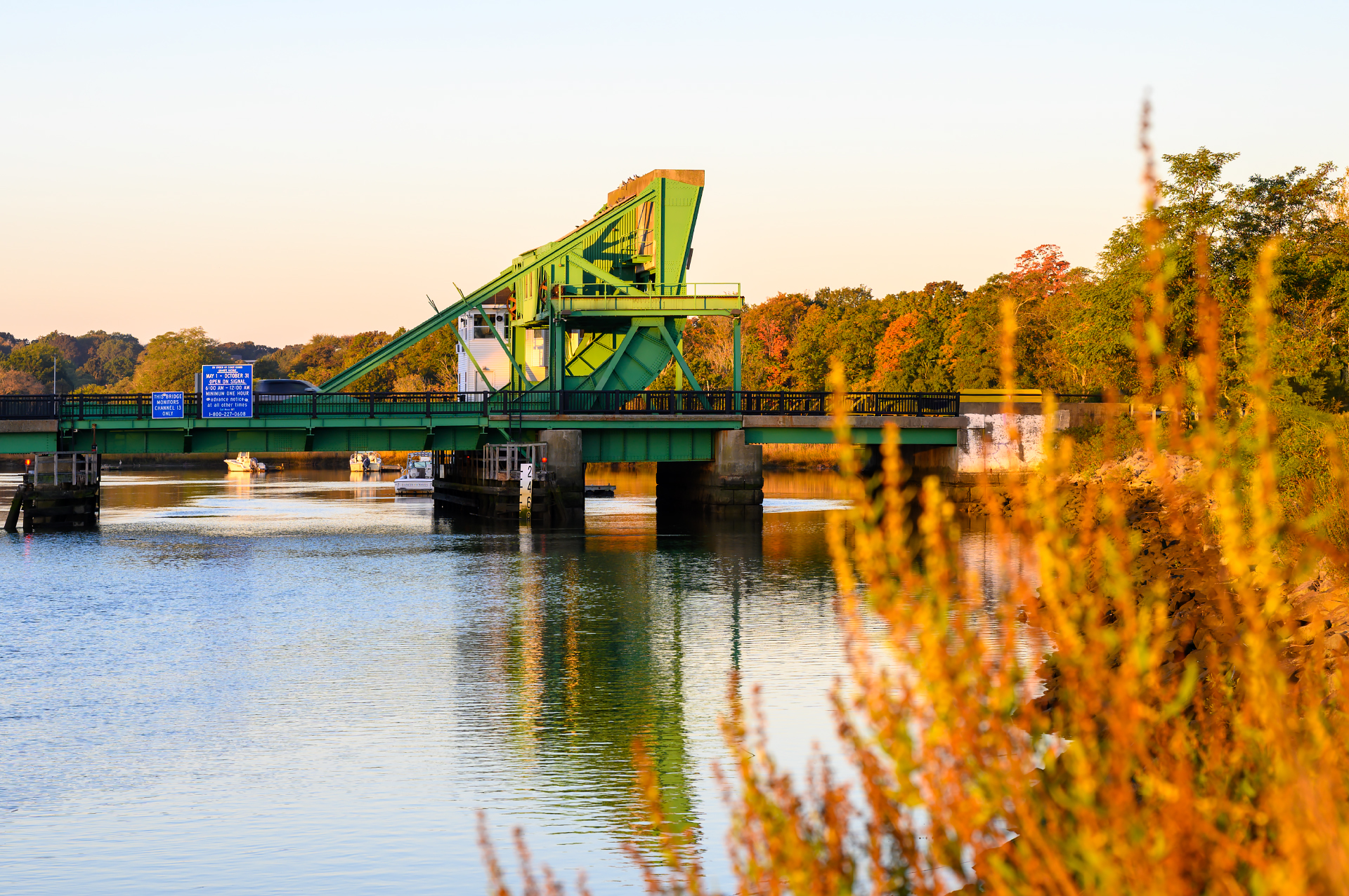 Morning Light at Granite Avenue Drawbridge
