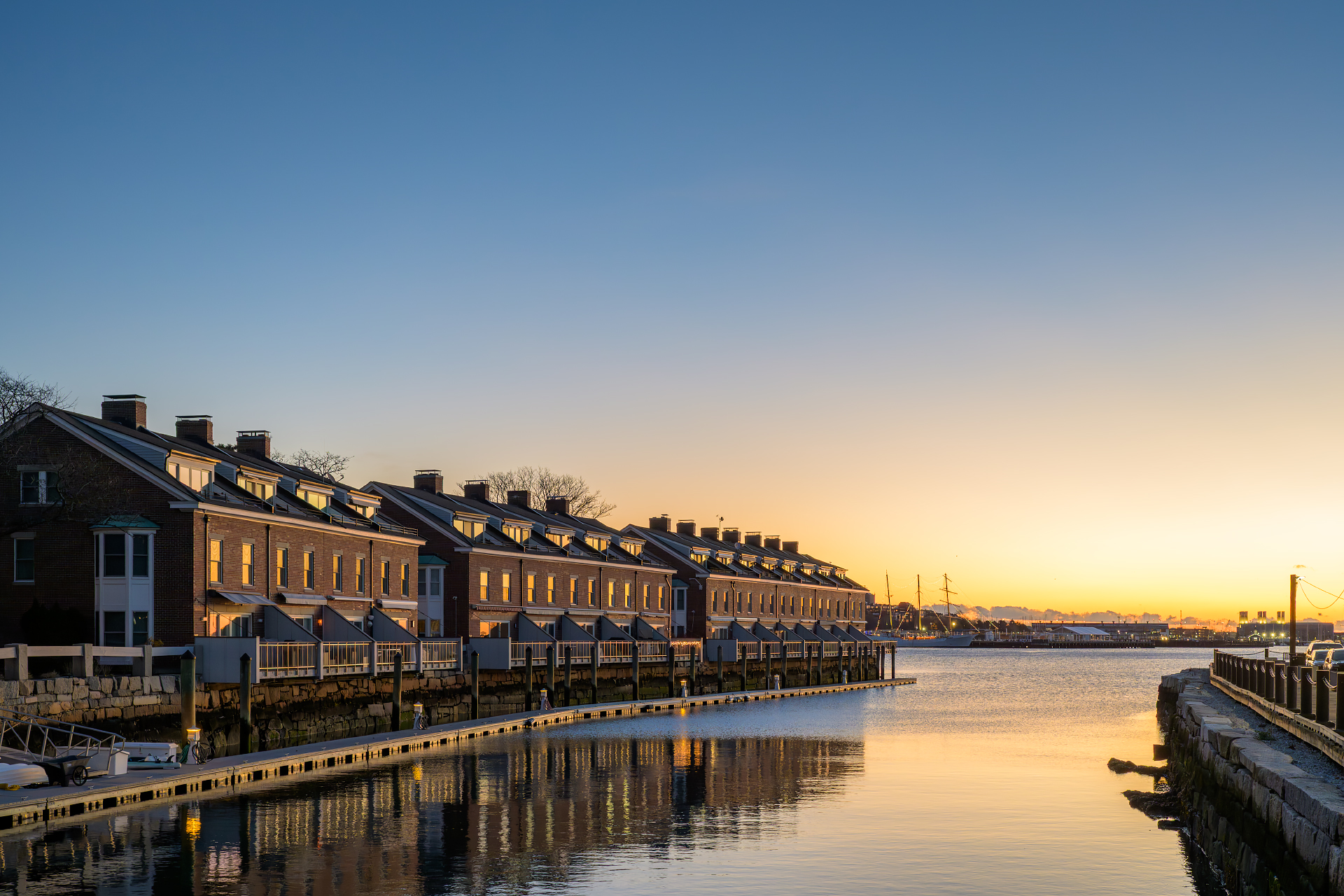 Morning Shadows at Union Wharf
