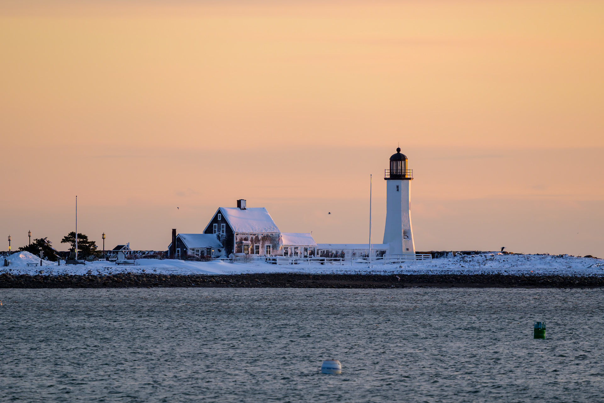 Scituate Harbor After the Blizzard