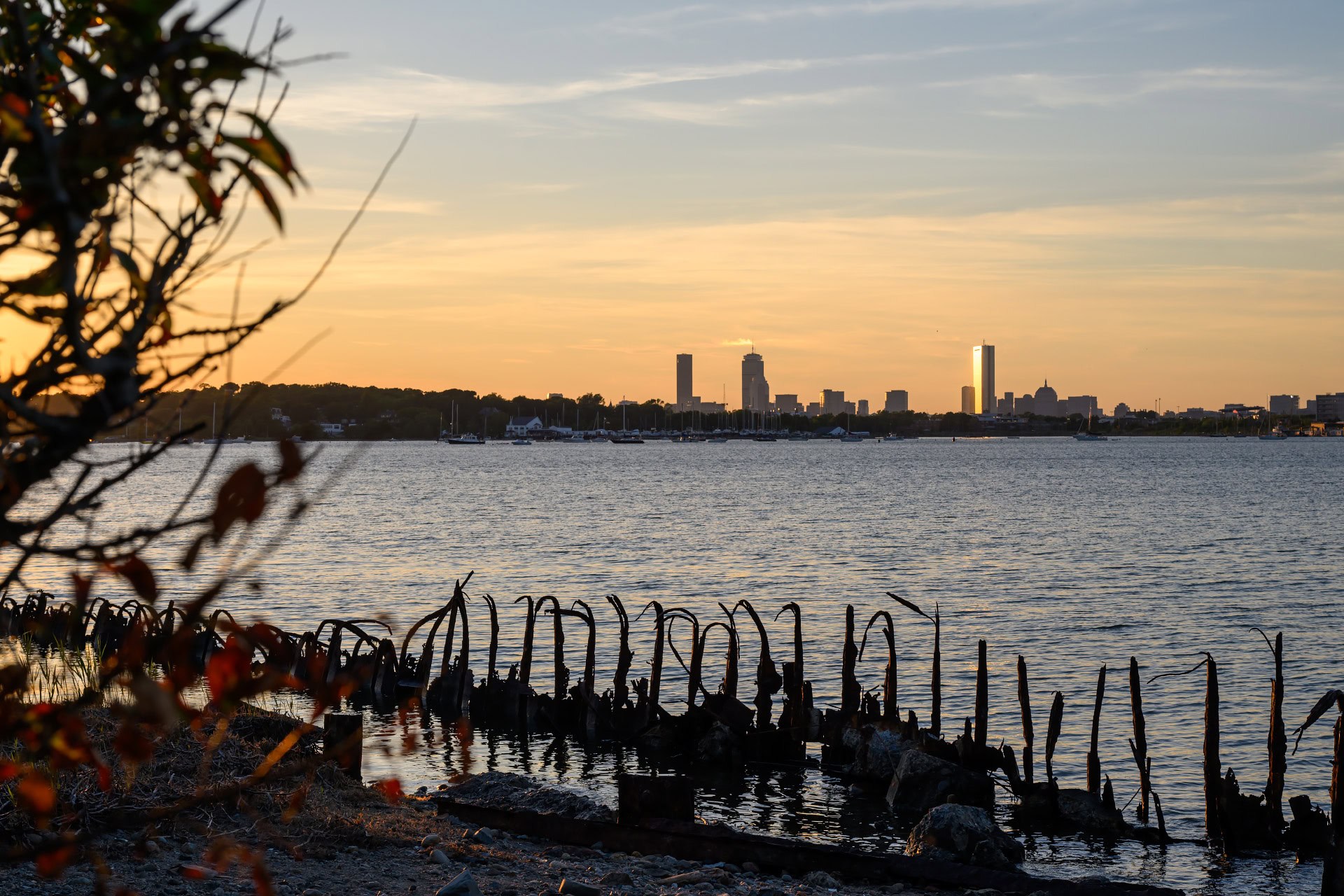 Quiet Evening at Squantum Point Park, Quincy, MA